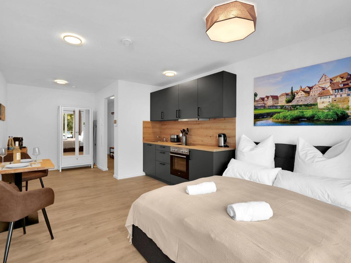 Inhome Studio Apartment - Kueche - Parken - Tv Schwäbisch Hall Екстериор снимка