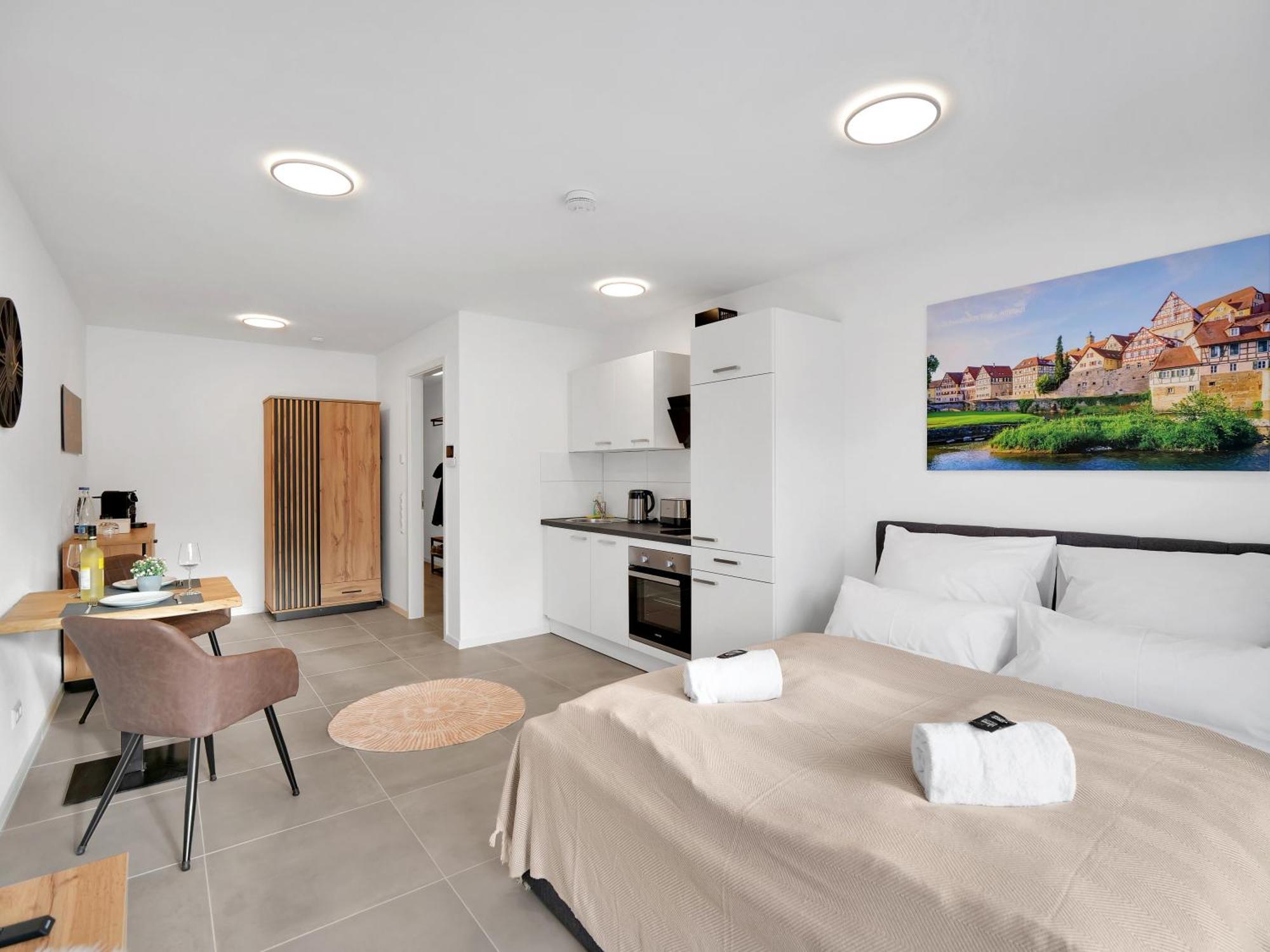 Inhome Studio Apartment - Kueche - Parken - Tv Schwäbisch Hall Екстериор снимка